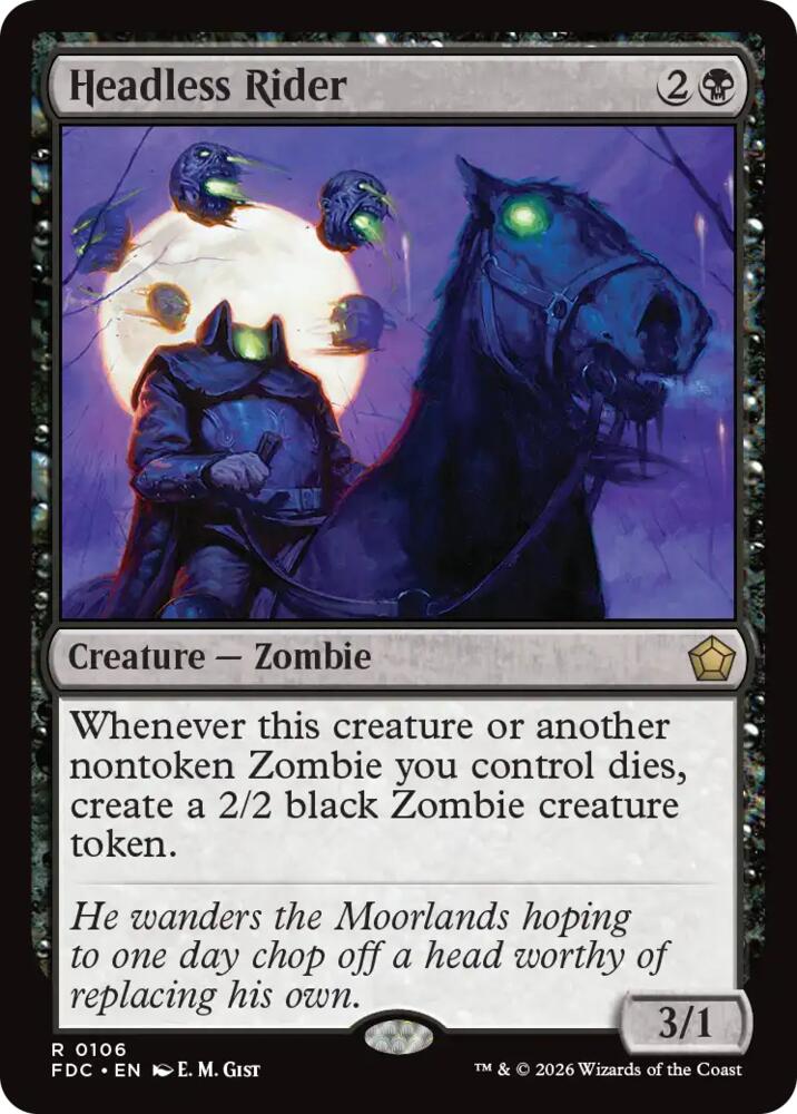 Headless Rider [Commander: Foundations] 106
