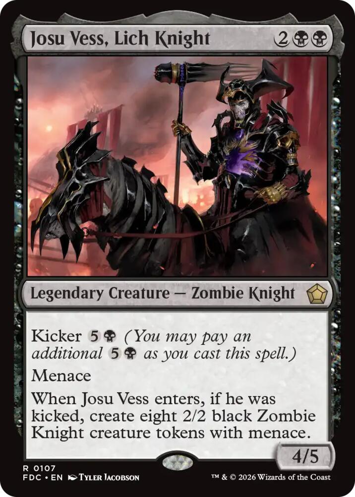 Josu Vess, Lich Knight [Commander: Foundations] 107