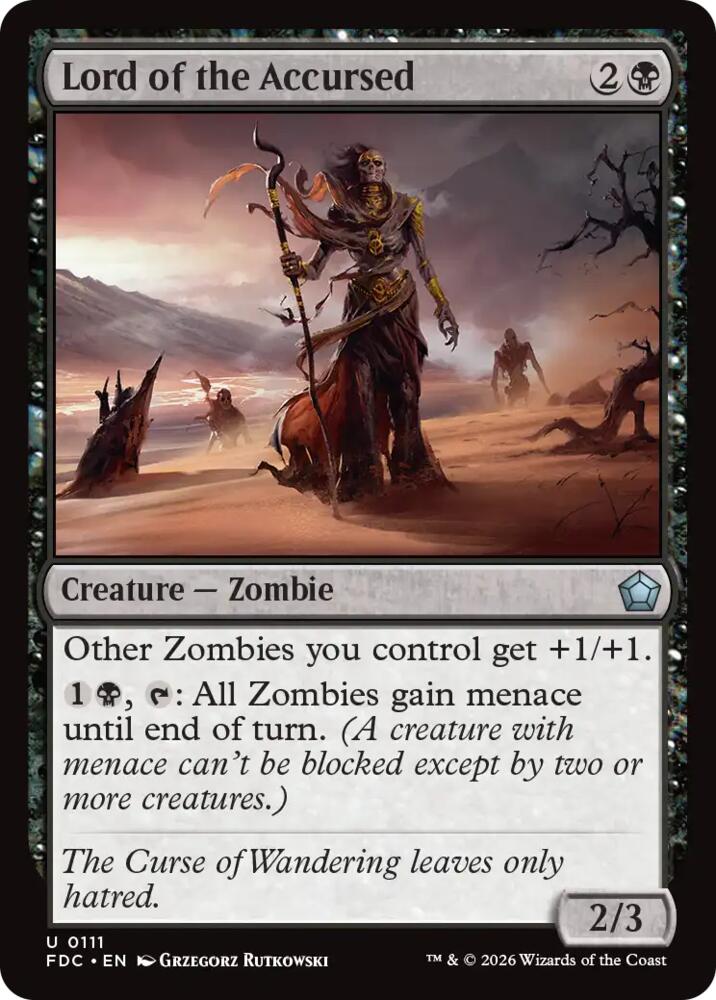 Lord of the Accursed [Commander: Foundations] 111