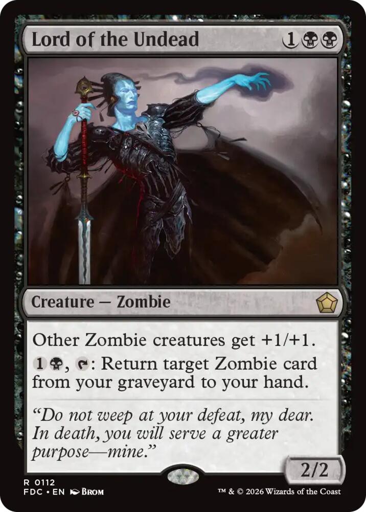 Lord of the Undead [Commander: Foundations] 112