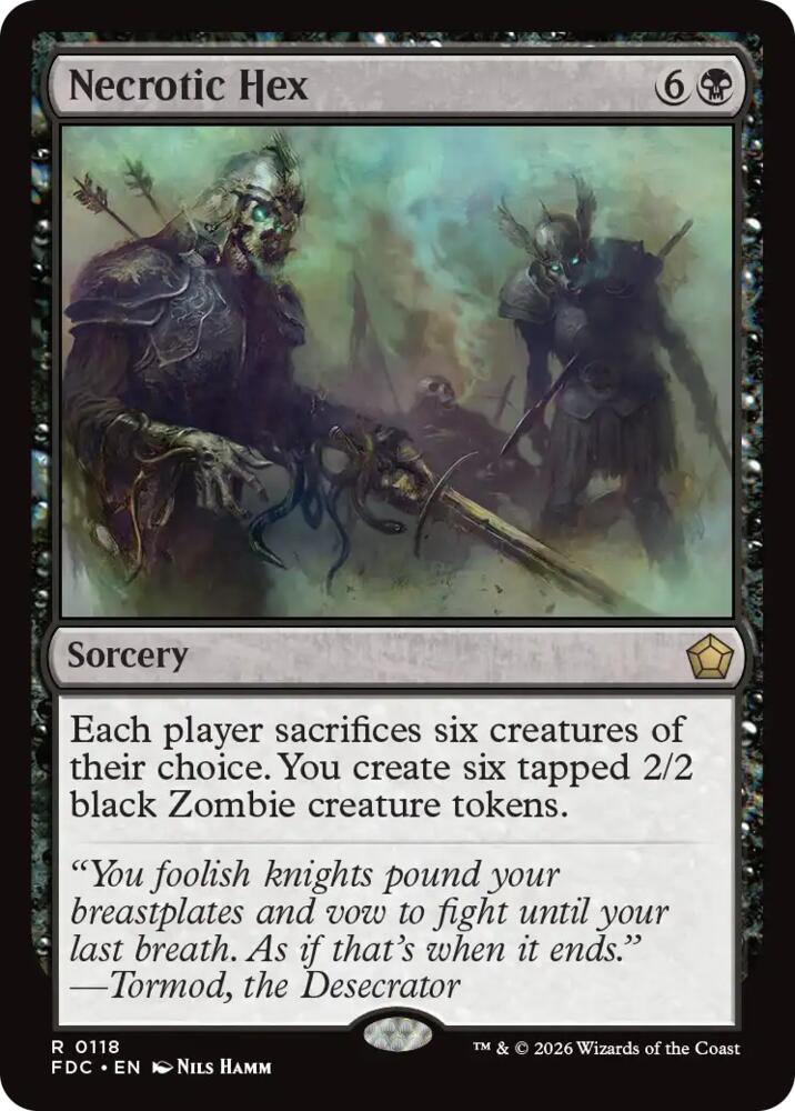 Necrotic Hex [Commander: Foundations] 118