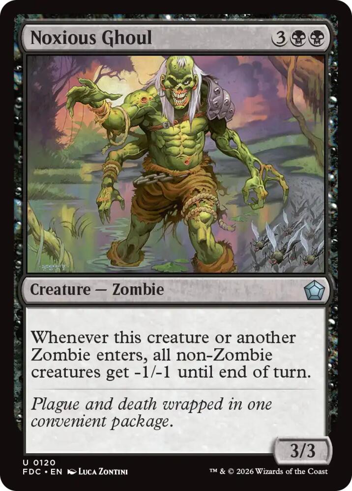 Noxious Ghoul [Commander: Foundations] 120