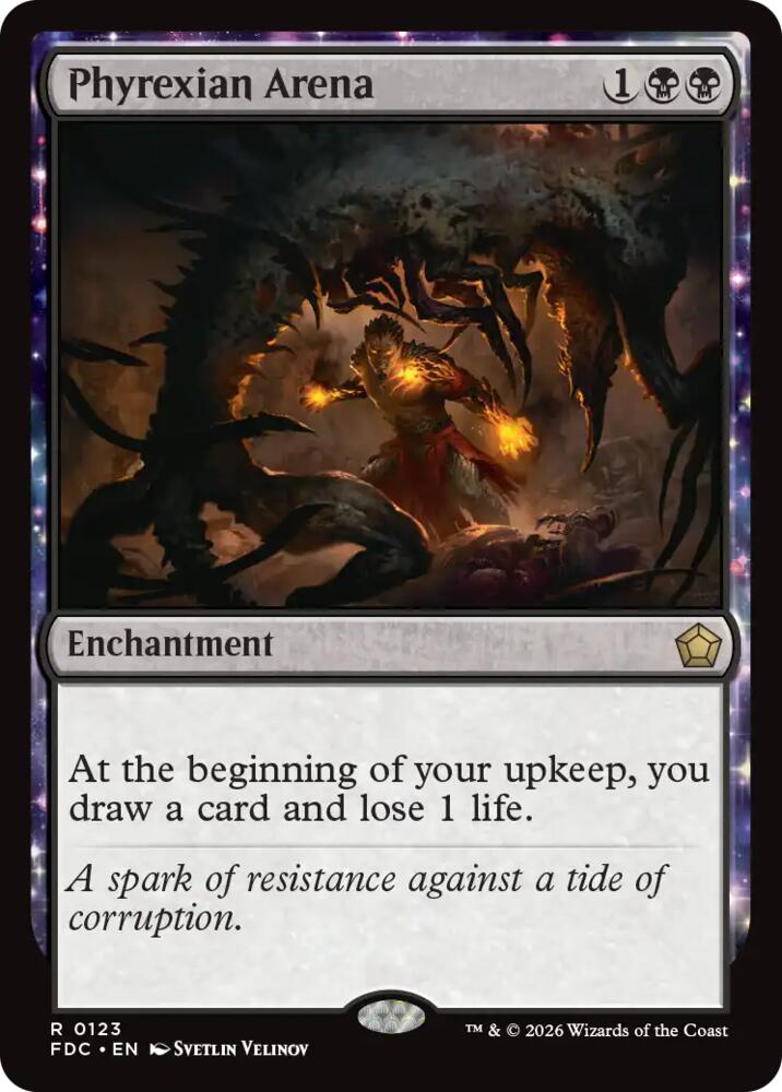 Phyrexian Arena [Commander: Foundations] 123
