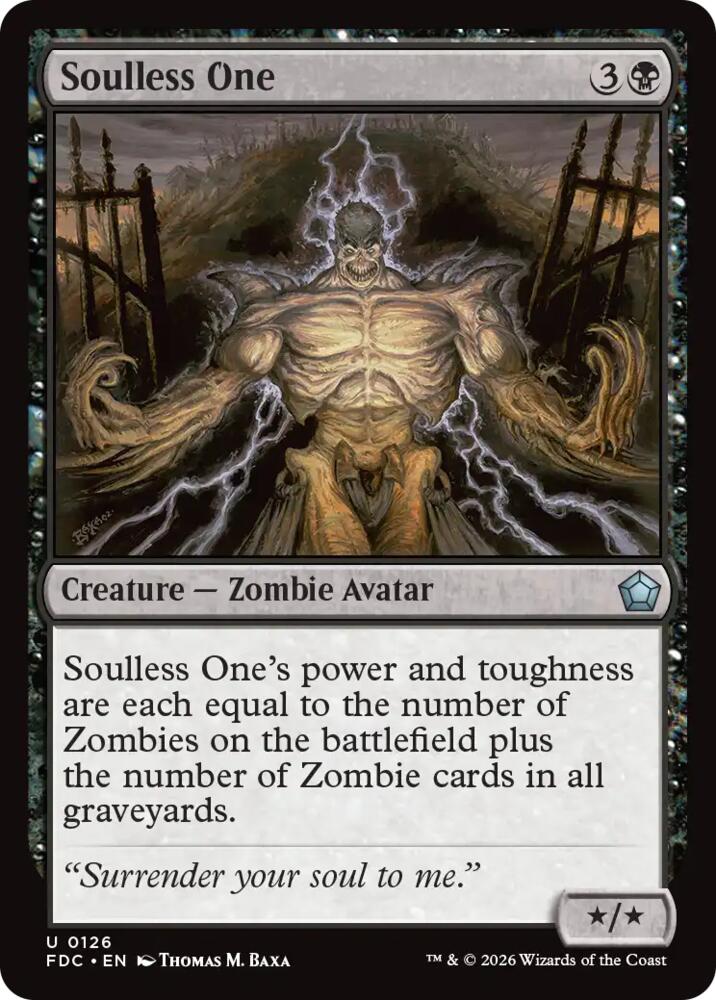 Soulless One [Commander: Foundations] 126