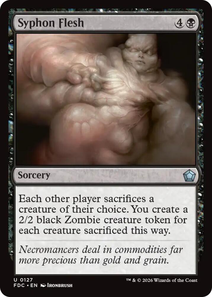 Syphon Flesh [Commander: Foundations] 127
