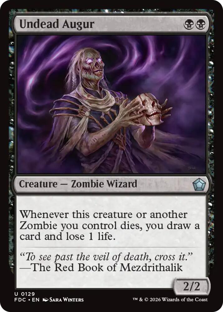 Undead Augur [Commander: Foundations] 129