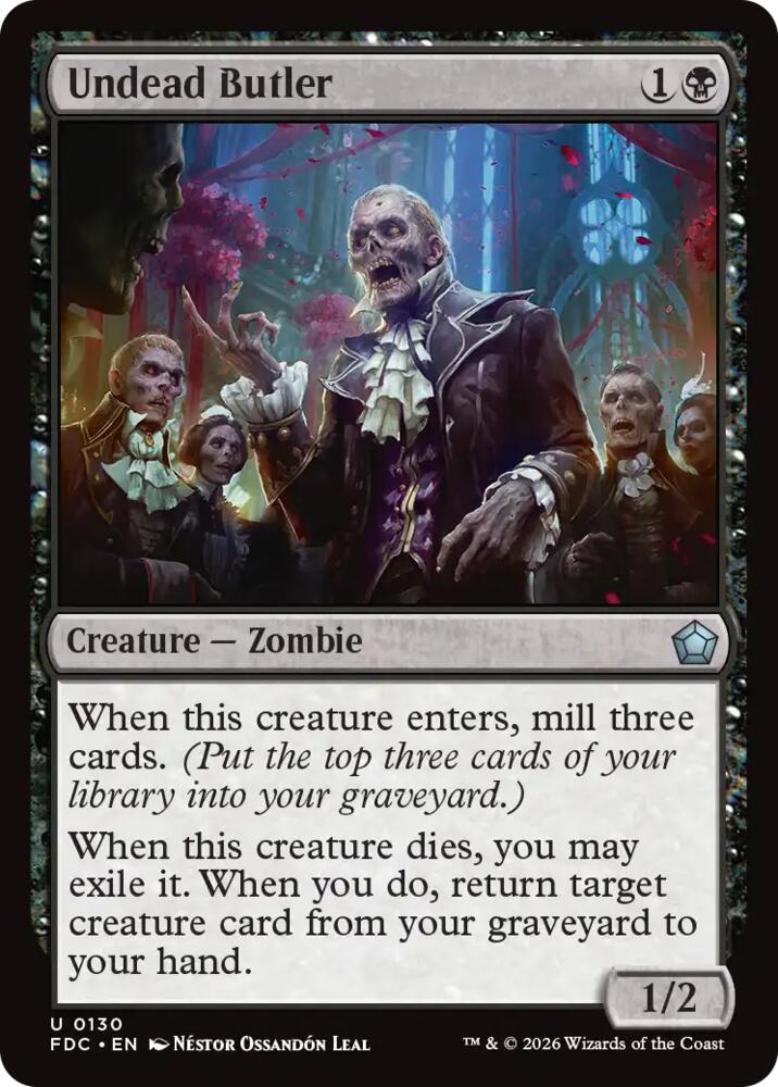 Undead Butler [Commander: Foundations] 130