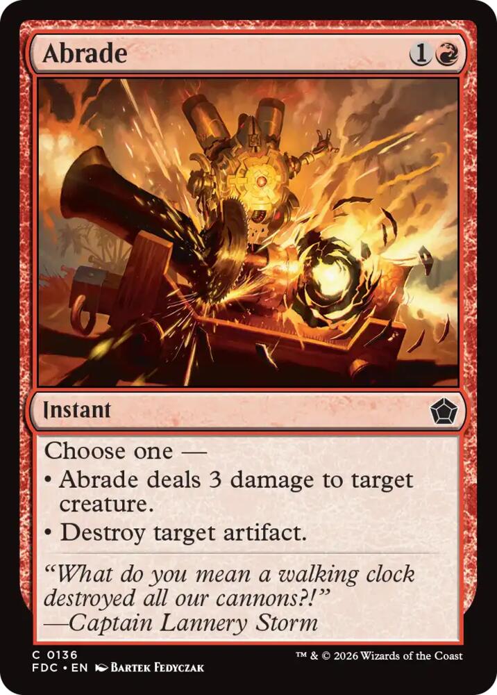 Abrade [Commander: Foundations] 136