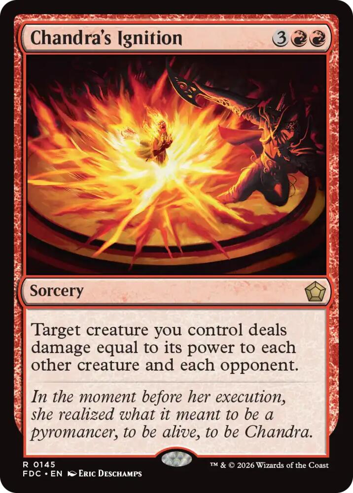 Chandra's Ignition [Commander: Foundations] 145