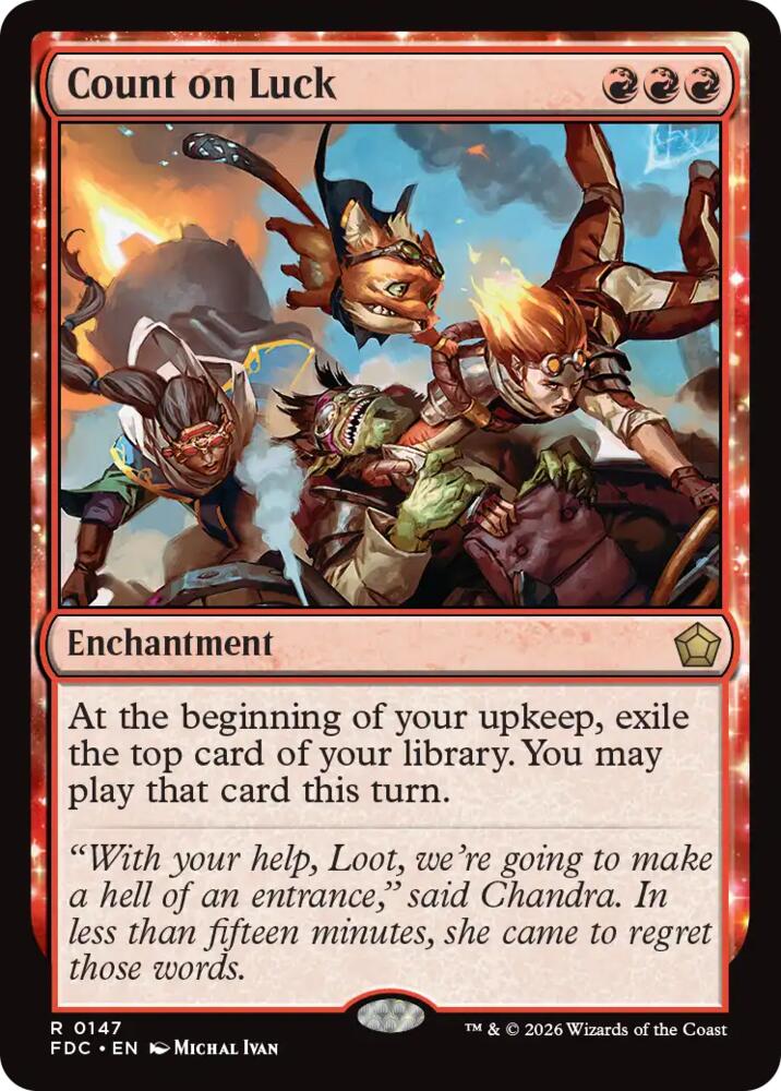 Count on Luck [Commander: Foundations] 147