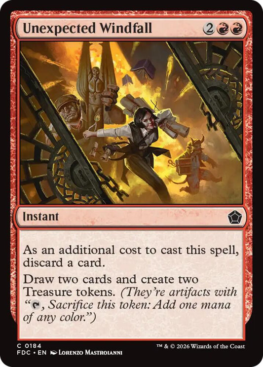 Unexpected Windfall [Commander: Foundations] 184