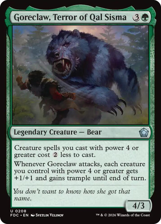 Goreclaw, Terror of Qal Sisma [Commander: Foundations] 208