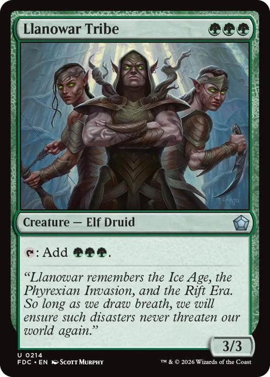 Llanowar Tribe [Commander: Foundations] 214