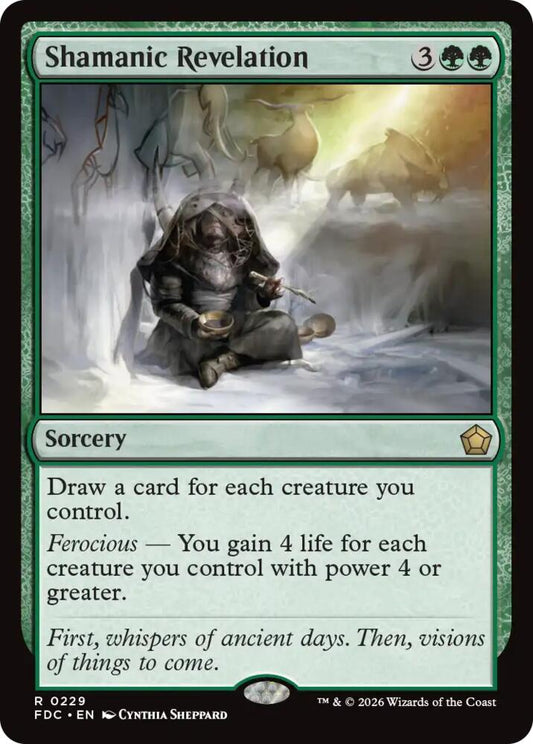 Shamanic Revelation [Commander: Foundations] 229