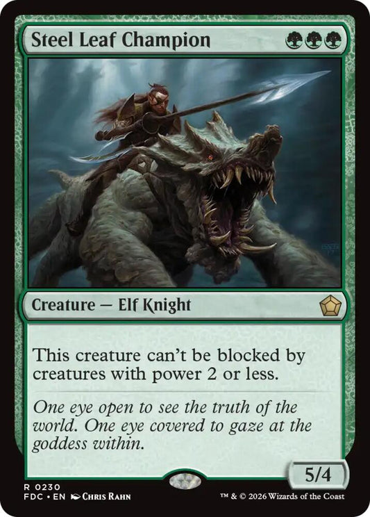 Steel Leaf Champion [Commander: Foundations] 230