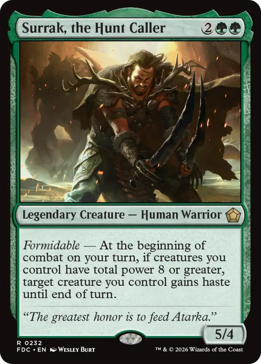 Surrak, the Hunt Caller [Commander: Foundations] 232