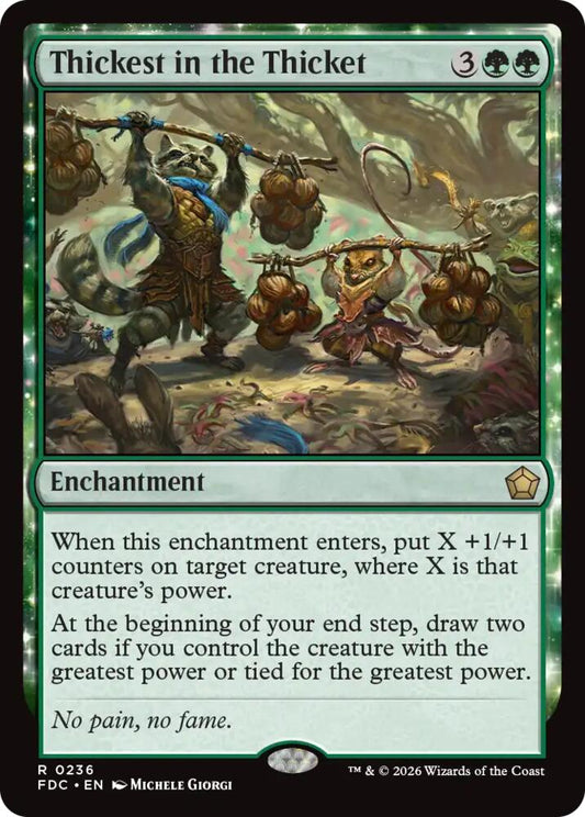 Thickest in the Thicket [Commander: Foundations] 236