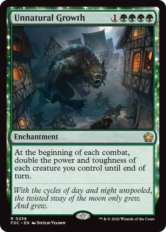 Unnatural Growth [Commander: Foundations] 238