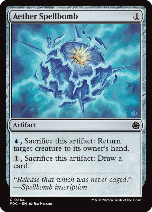 Aether Spellbomb [Commander: Foundations] 244