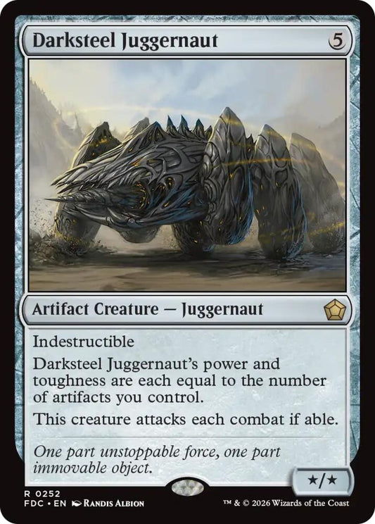 Darksteel Juggernaut [Commander: Foundations] 252