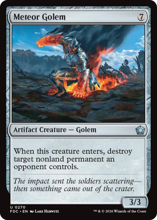 Meteor Golem [Commander: Foundations] 270