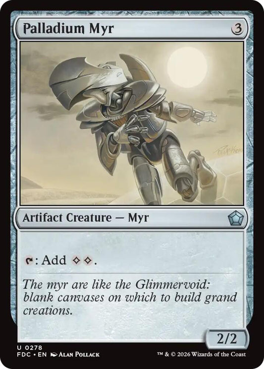 Palladium Myr [Commander: Foundations] 278