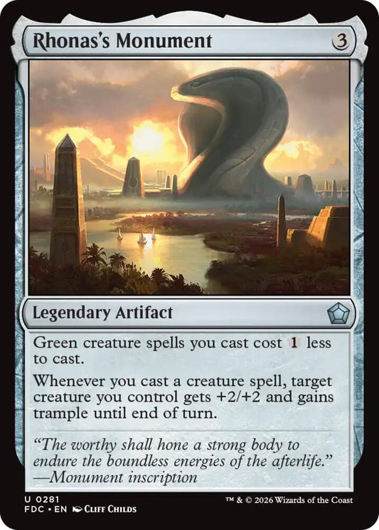 Rhonas's Monument [Commander: Foundations] 281