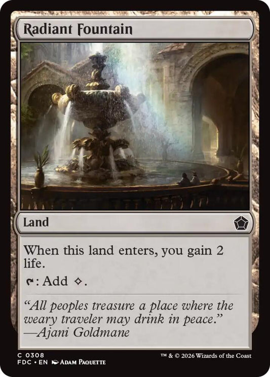 Radiant Fountain [Commander: Foundations] 308