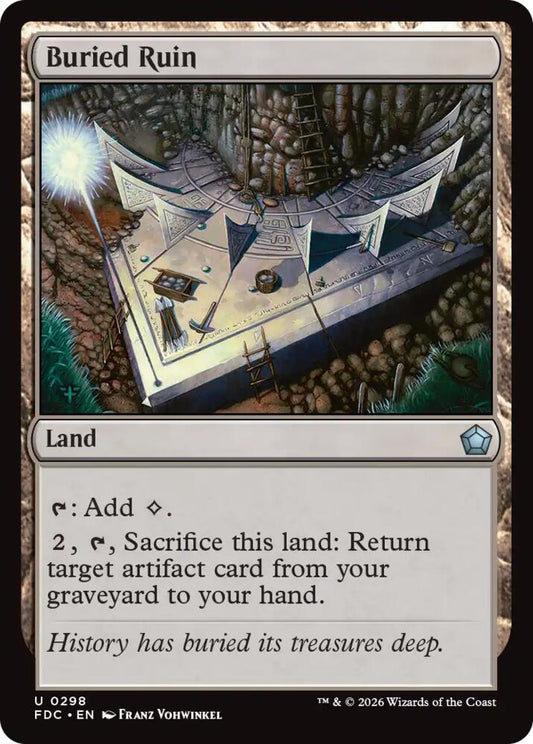 Buried Ruin [Commander: Foundations] 298
