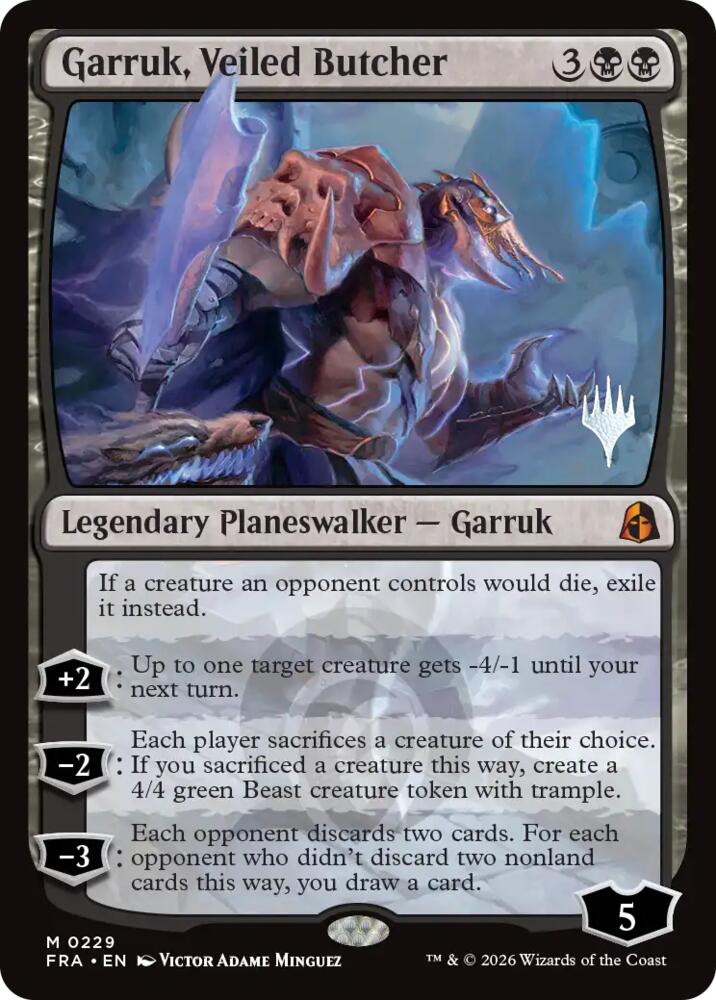 Garruk, Veiled Butcher [Promo Pack: Reality Fracture] 229