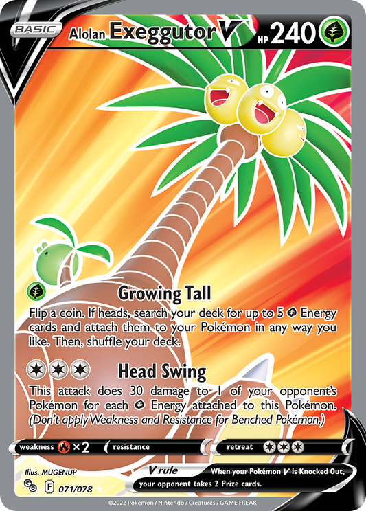 Alolan Exeggutor V - 71/78 Pokémon GO