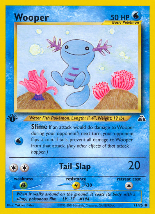 Wooper - 71/75 Neo Discovery