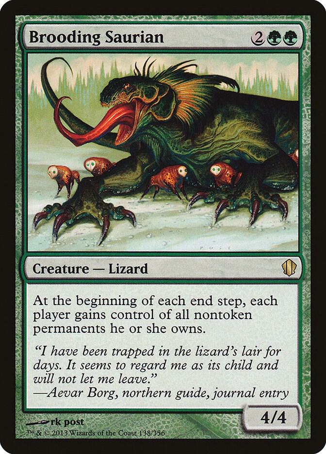 Brooding Saurian [Commander 2013] 138