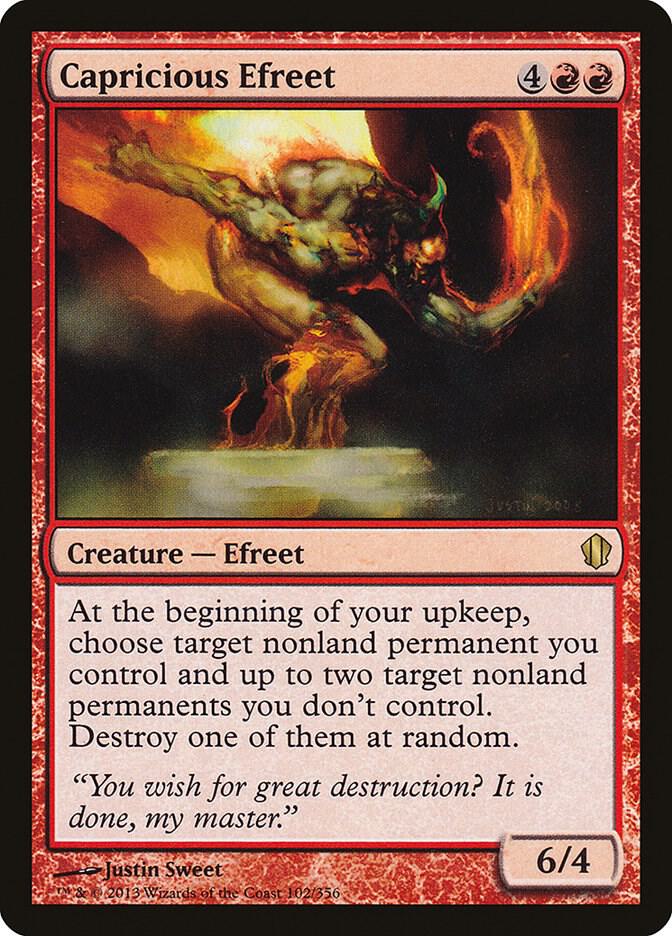 Capricious Efreet [Commander 2013] 102
