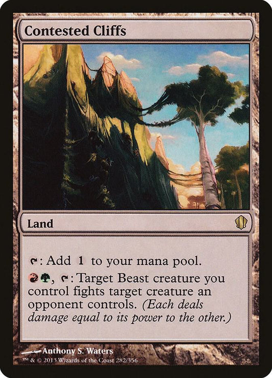 Contested Cliffs [Commander 2013] 282