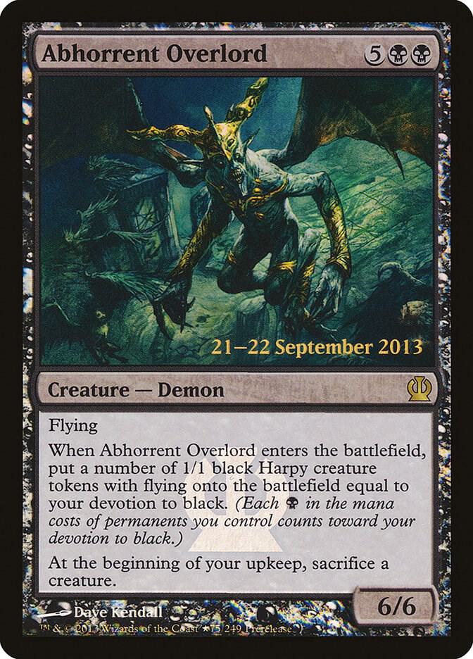 Abhorrent Overlord [Prerelease Cards] 75