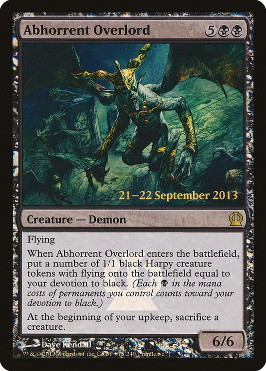 Abhorrent Overlord [Prerelease Cards] 75