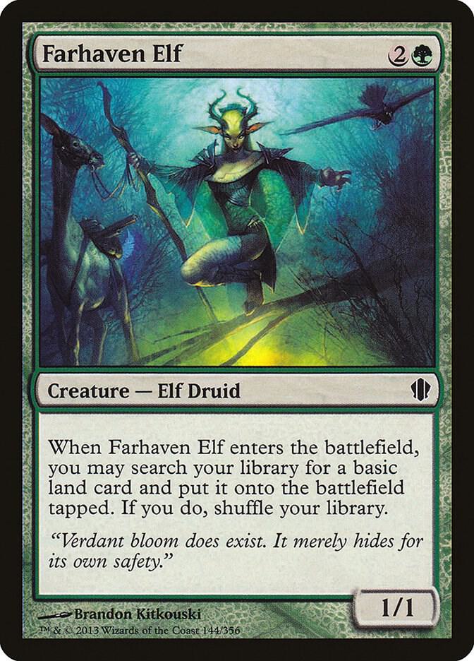 Farhaven Elf [Commander 2013] 144