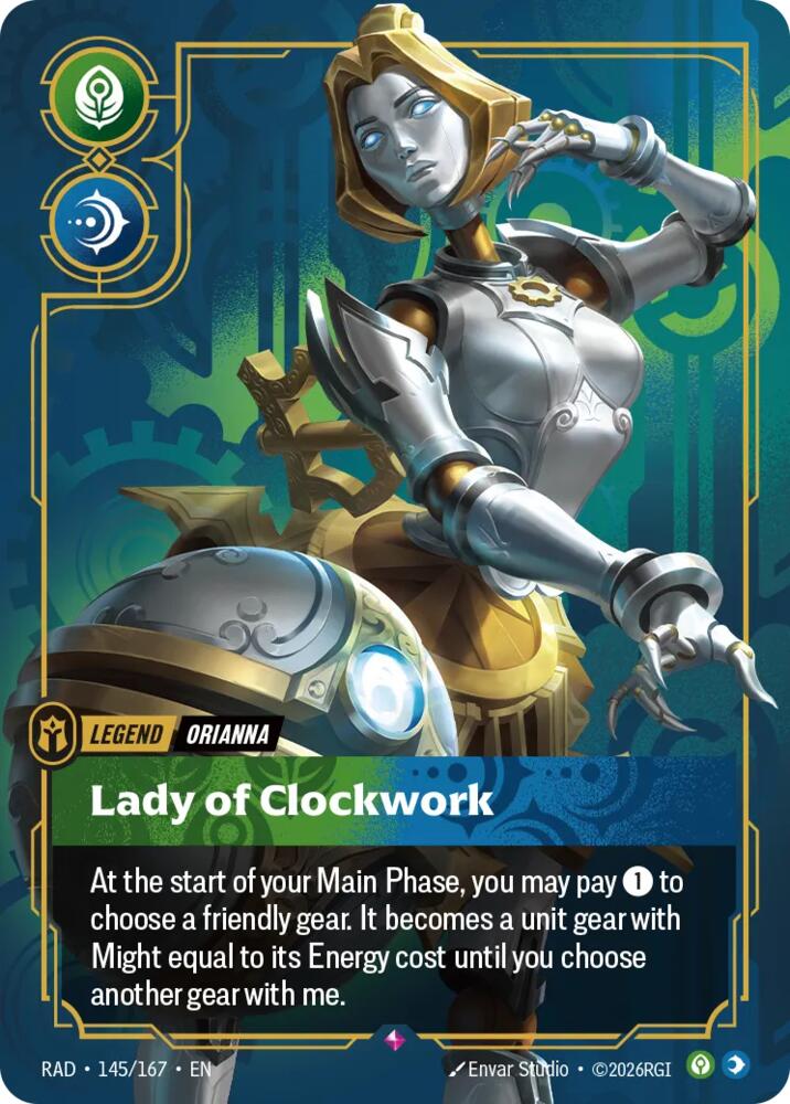 Orianna, Lady of Clockwork [Radiance] 145/167