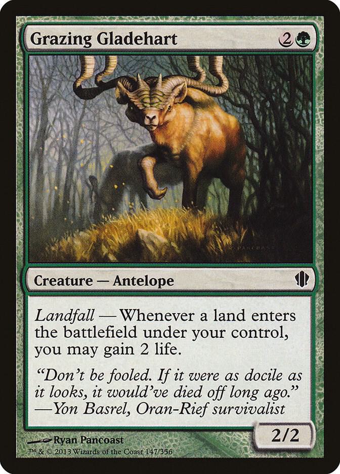 Grazing Gladehart [Commander 2013] 147