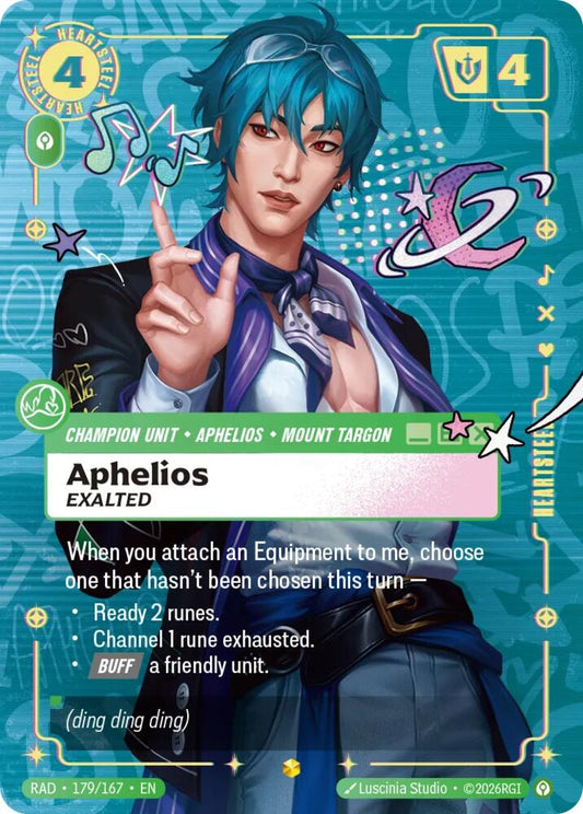 Aphelios, Exalted (Heartsteel Overnumbered) [Radiance] 179/167