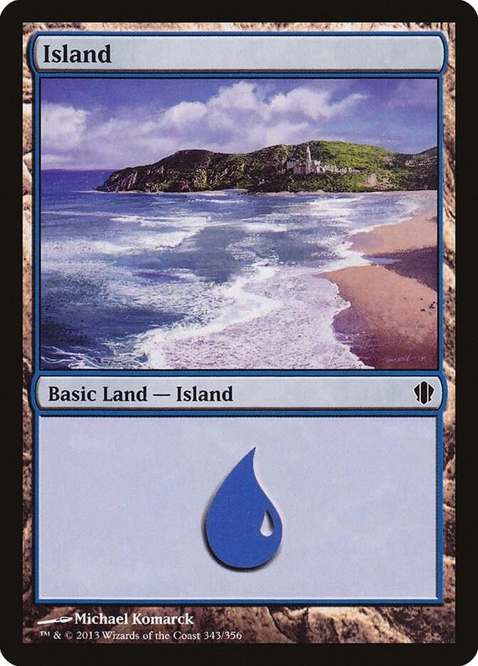 Island (343) [Commander 2013] 343