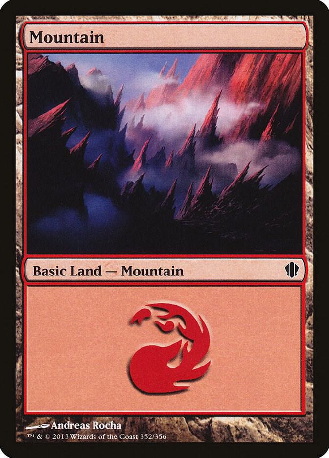 Mountain (352) [Commander 2013] 352