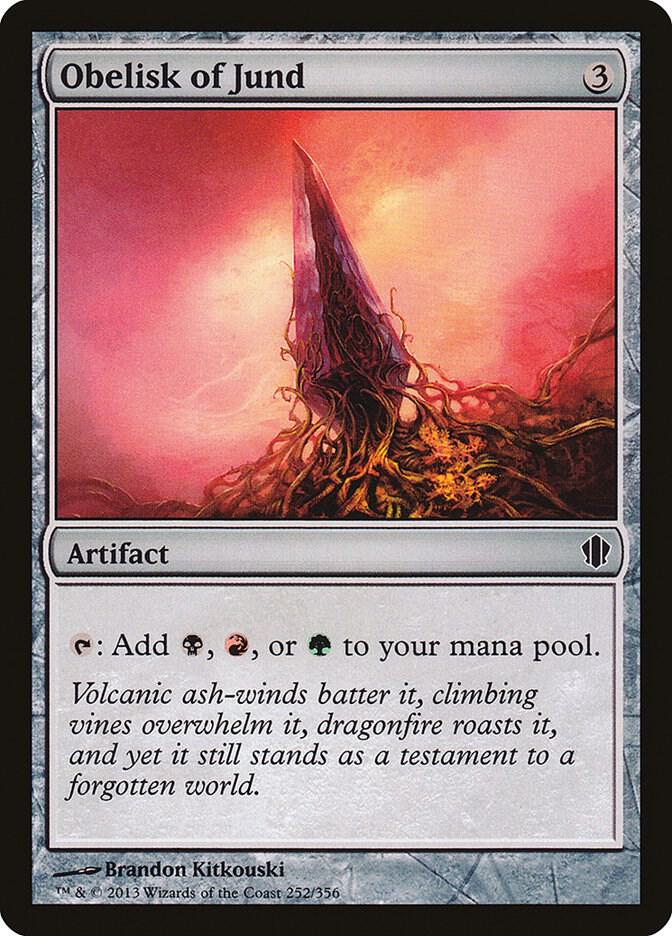 Obelisk of Jund [Commander 2013] 252