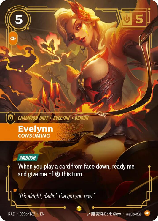 Evelynn, Consuming (Alternate Art) [Radiance] 090a/167