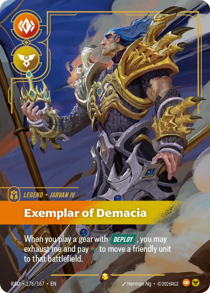Jarvan IV, Exemplar of Demacia (Overnumbered) [Radiance] 176/167