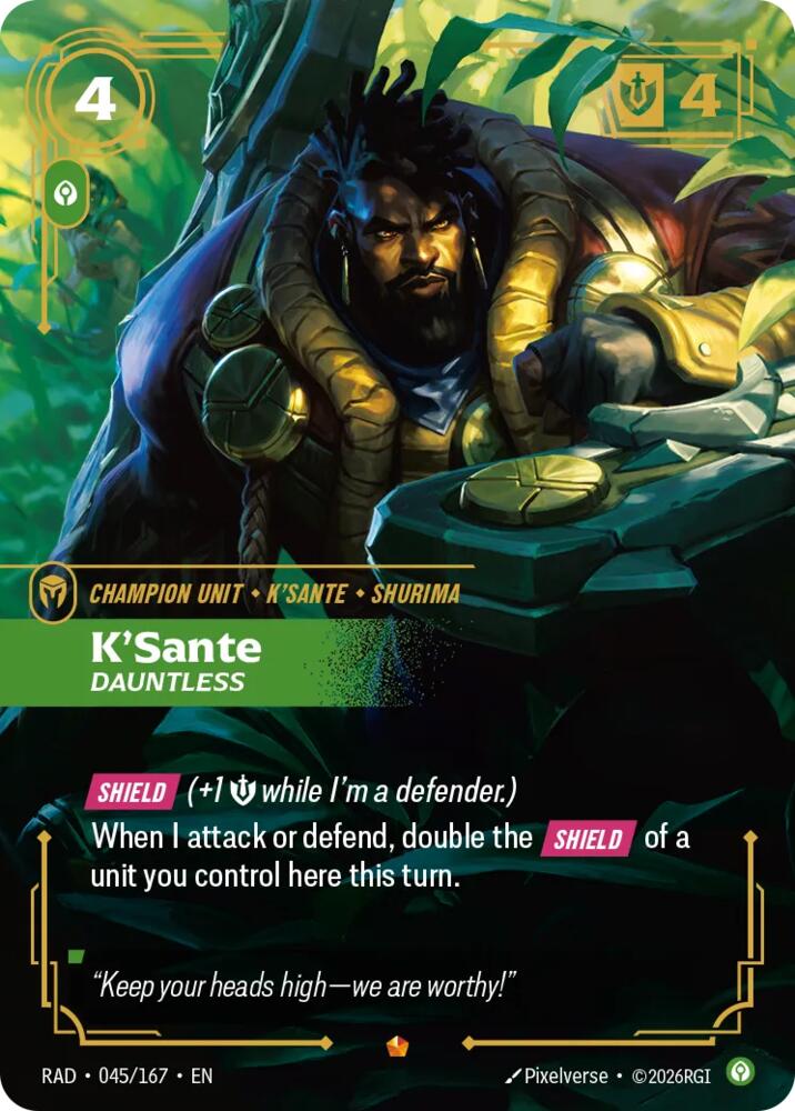 K'Sante, Dauntless [Radiance] 045/167