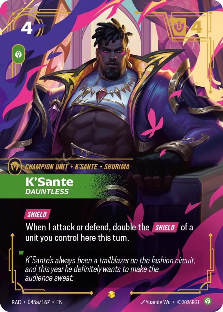K'Sante, Dauntless (Alternate Art) [Radiance] 045a/167