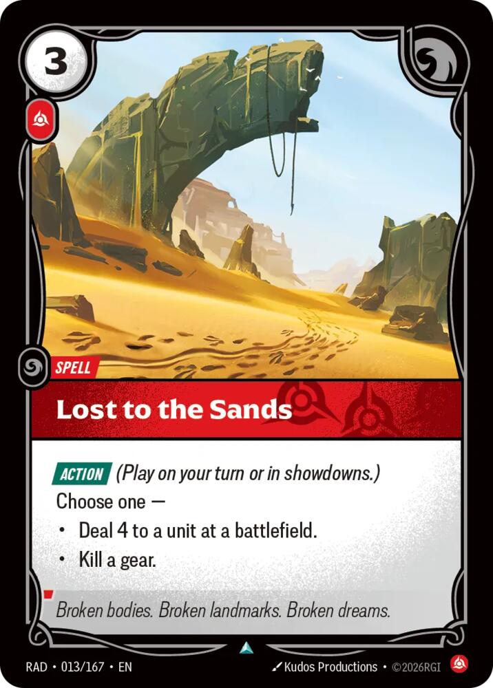 Lost to the Sands [Radiance] 013/167