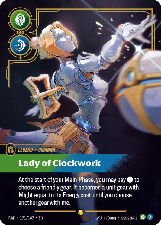 Orianna, Lady of Clockwork (Overnumbered) [Radiance] 171/167